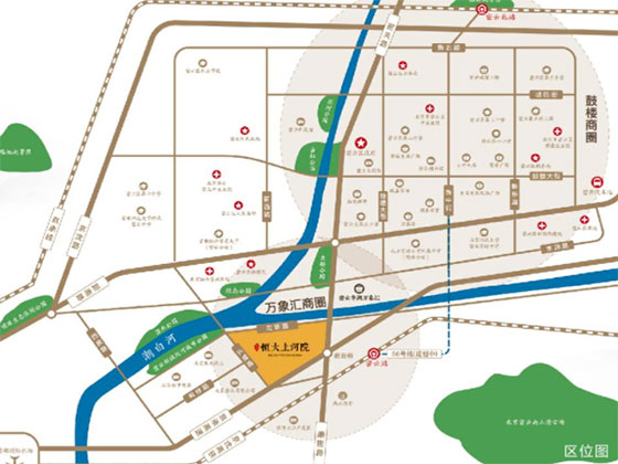 恒大上河院区位图