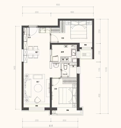 建发珺合府户型图