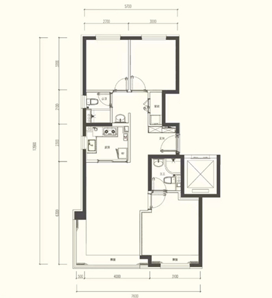 建发珺合府户型图
