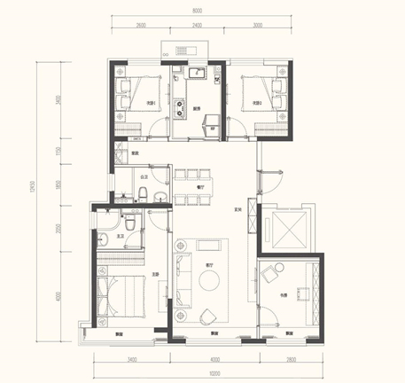 建发珺合府户型图