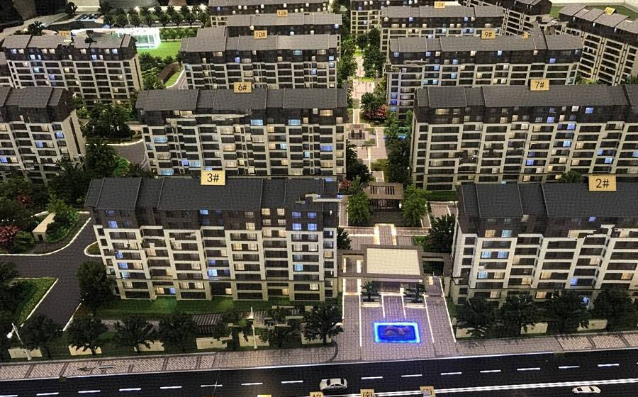 葛洲坝北京紫郡兰园沙盘图
