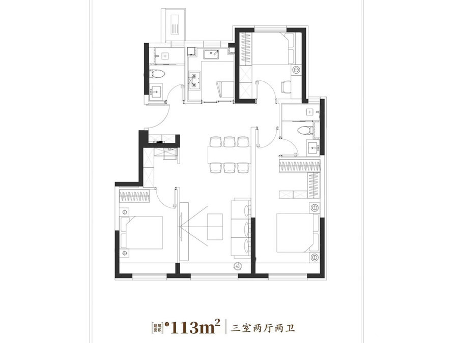 建发城建文源府户型图