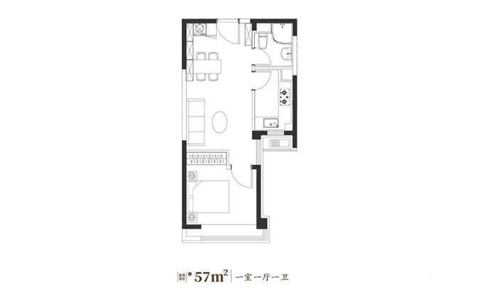 建发城建文源府建面57平
