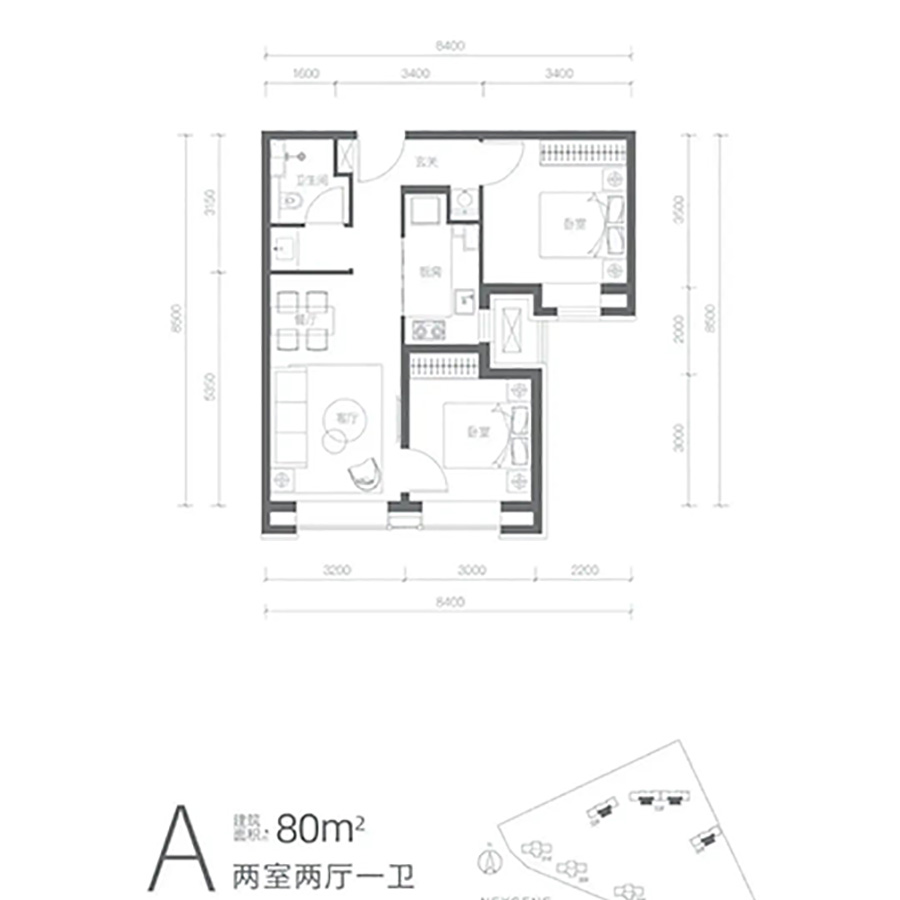 京投发展北熙区户型