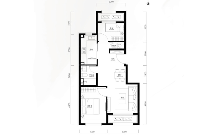 中海学仕里72平户型图