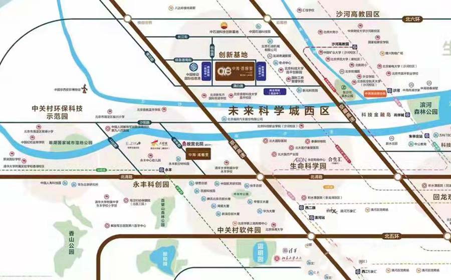 中海汇智里区域