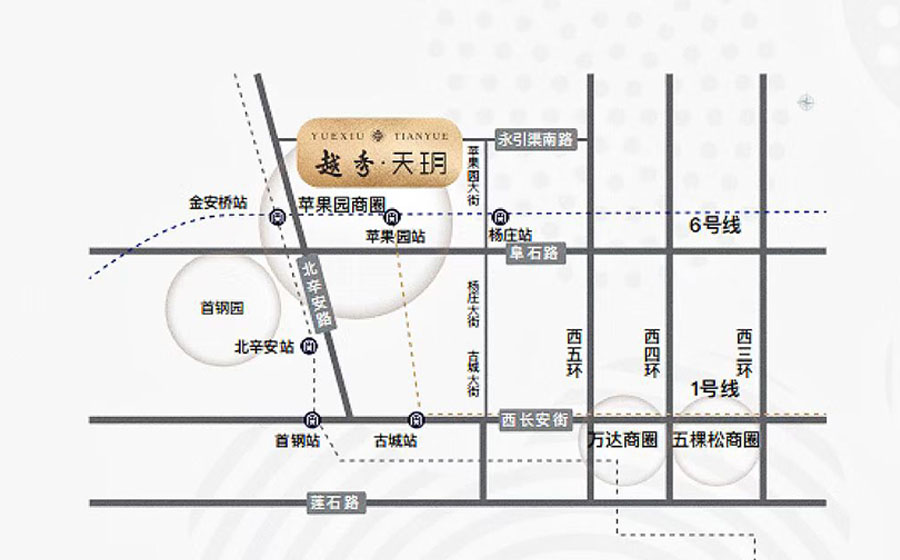 越秀天玥配套图