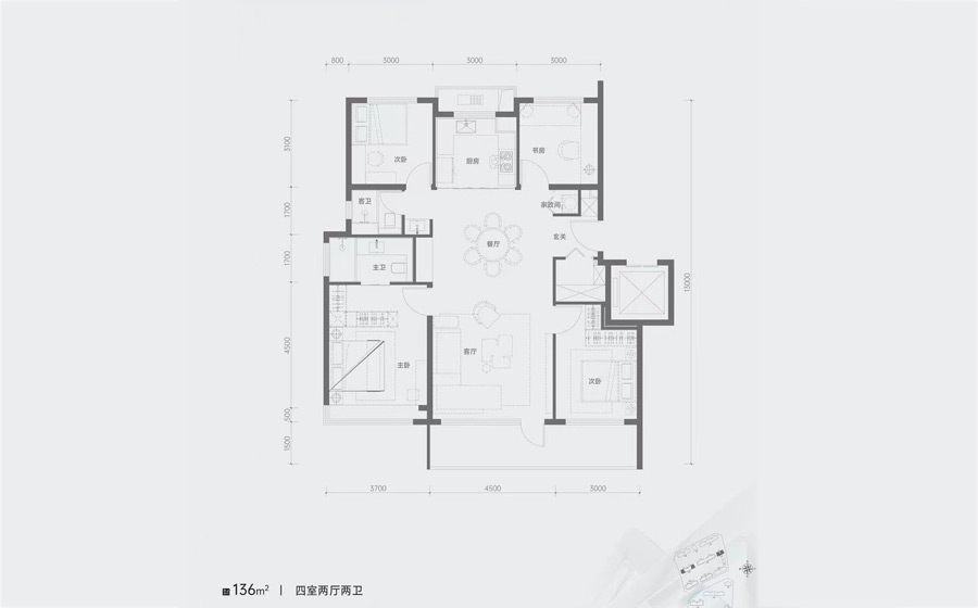 四室两厅两卫