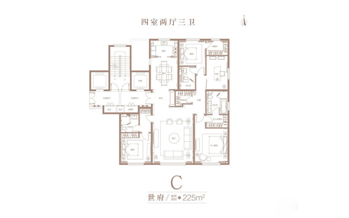 四室两厅三卫