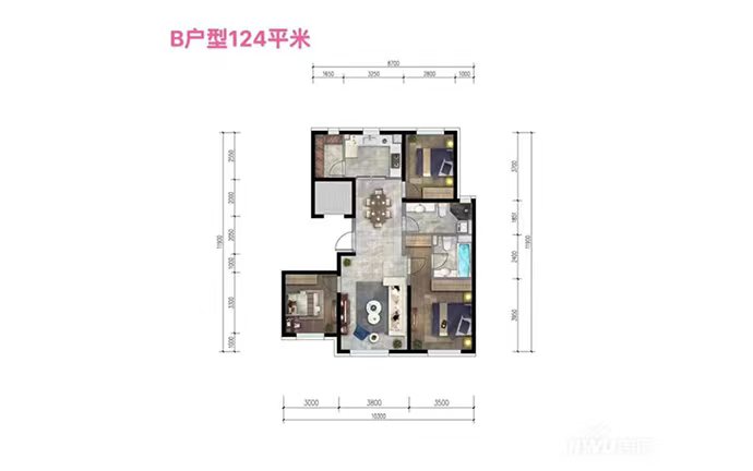 三室两厅两卫