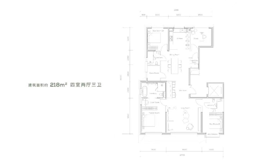 四室两厅三卫
