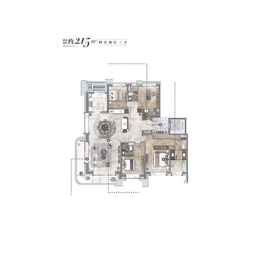 四室两厅三卫