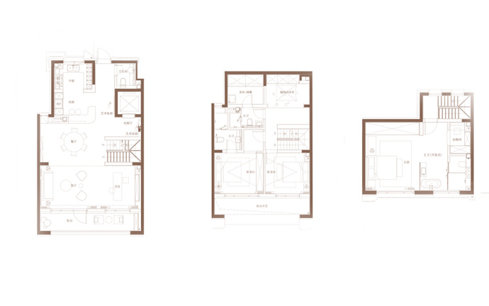 上叠建面210㎡三居