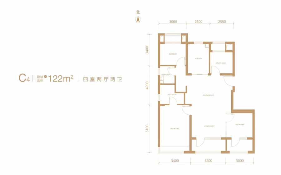 四室两厅两卫