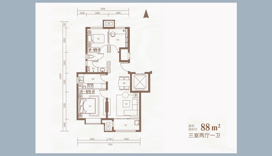 三室两厅一卫
