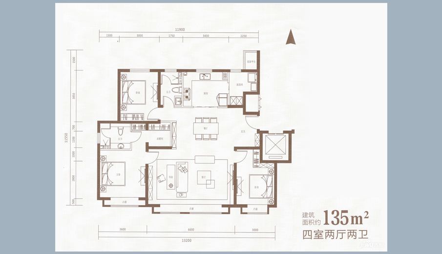 四室两厅两卫